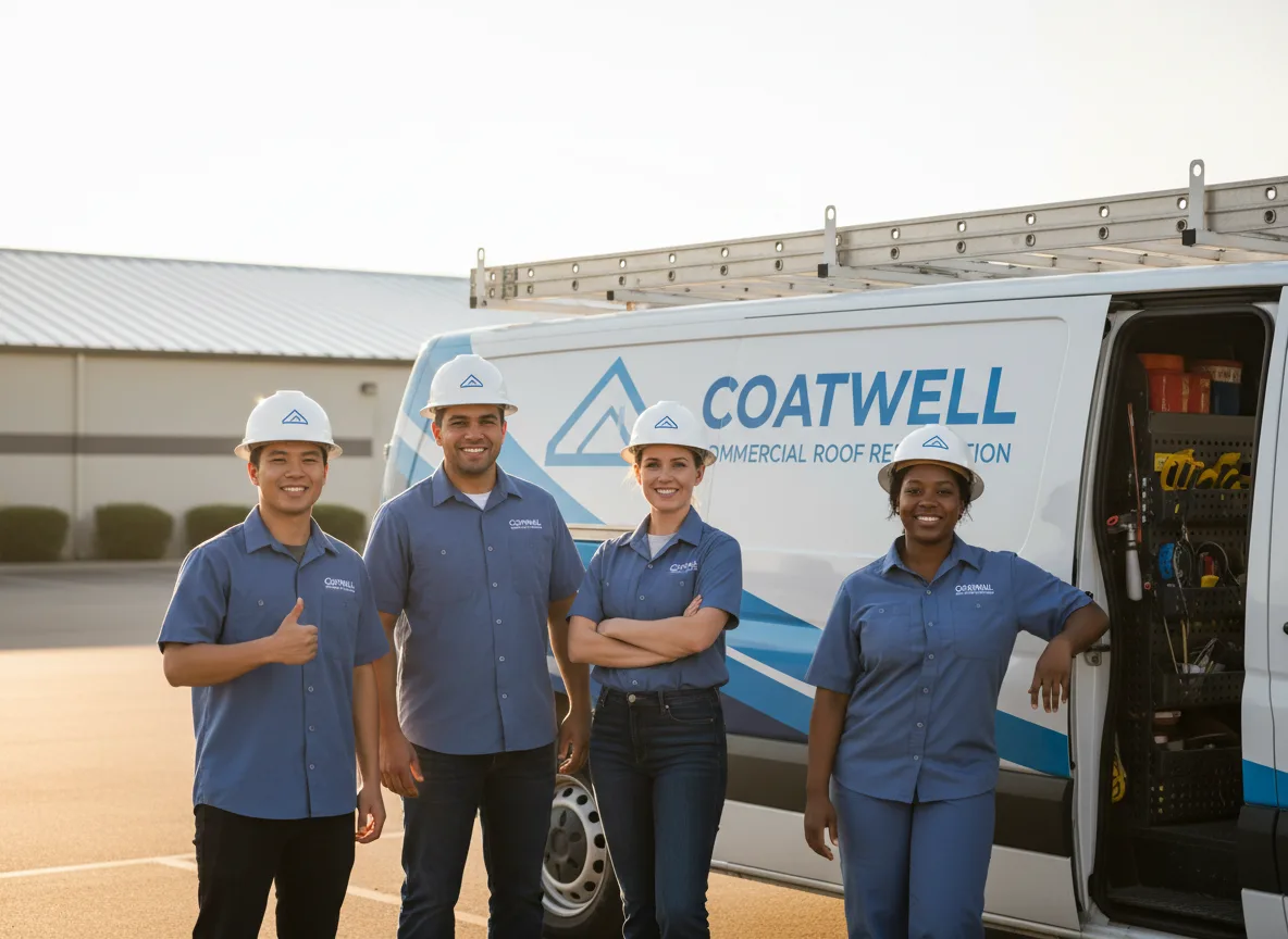 Commercial roof coating company in Echo, LA
